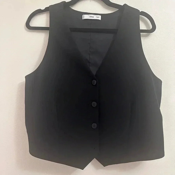 Mango  Suit waistcoat with buttons - Picture 4 of 7